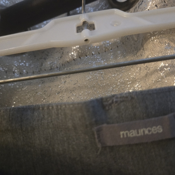 Womens Maurices Gray or Black Slack Pants - Picture 3 of 11